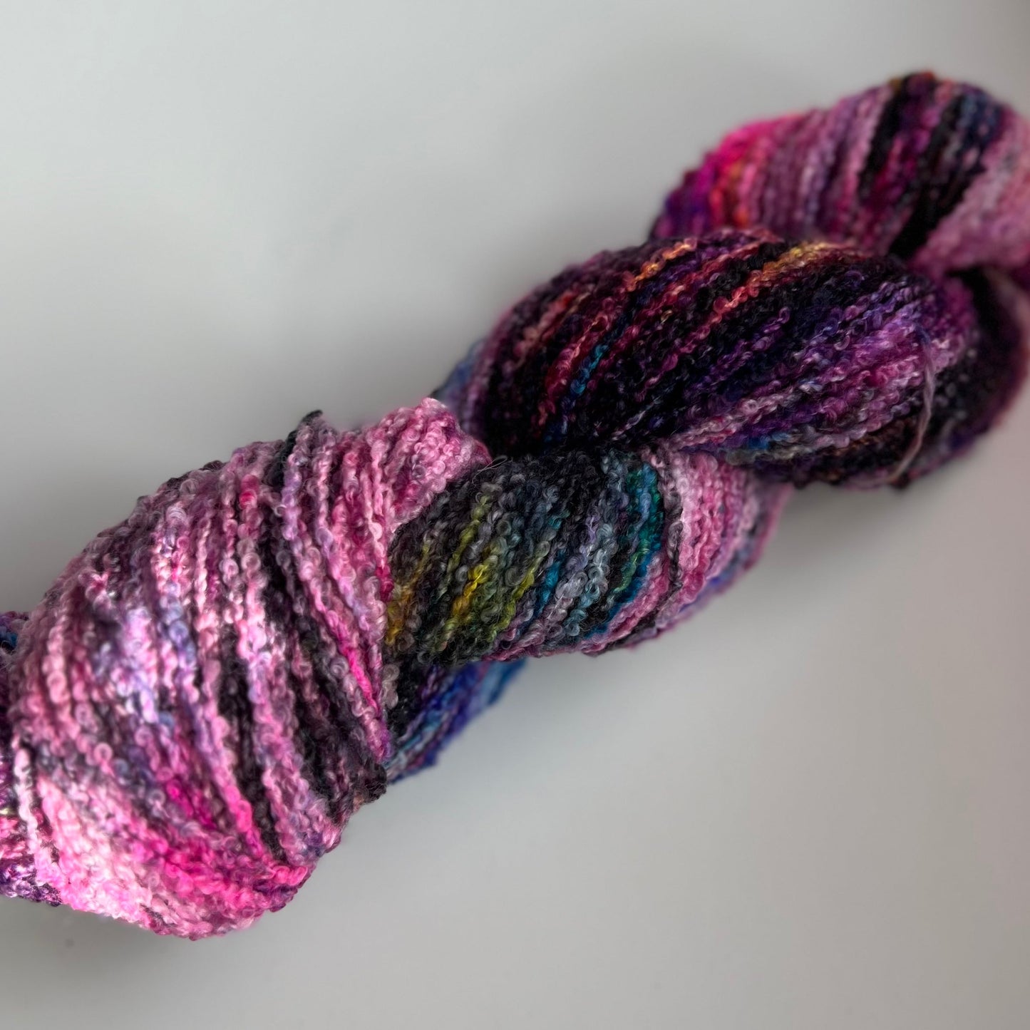 Summer Camp Fibers Hand Dyed Boucle DK - Alps
