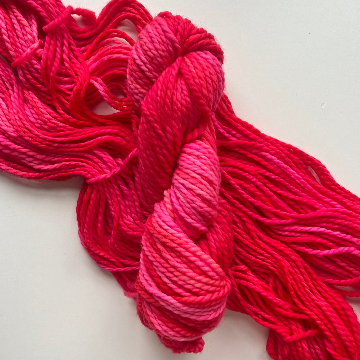 Summer Camp Fibers Hand Dyed Bulky Yarn - Freja's Flame