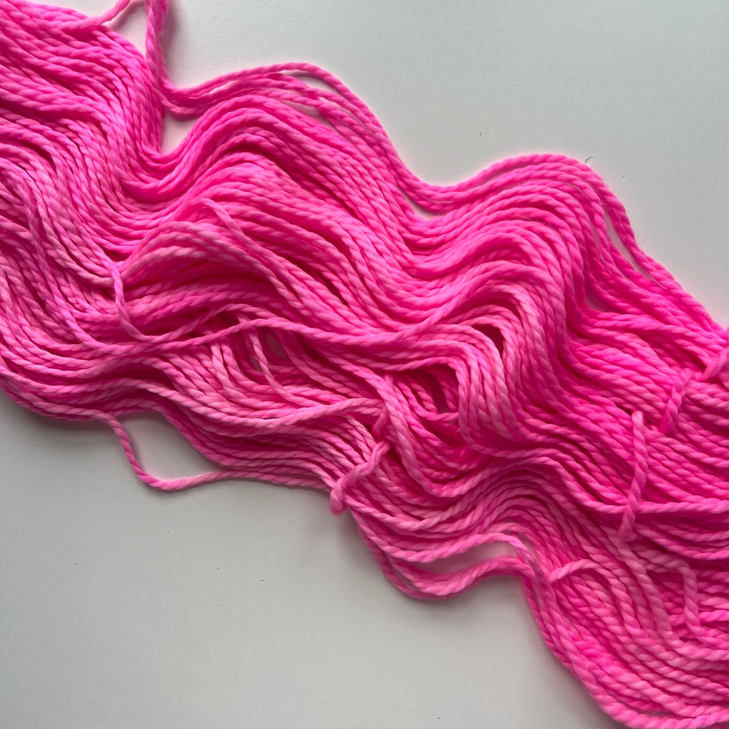 Summer Camp Fibers Hand Dyed Bulky Yarn - Katie's Pink