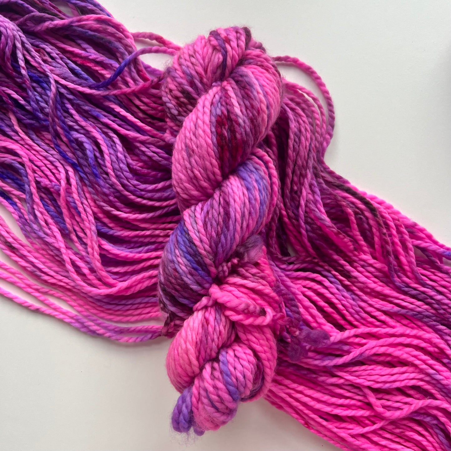 Summer Camp Fibers Hand Dyed Bulky Yarn - Paintball