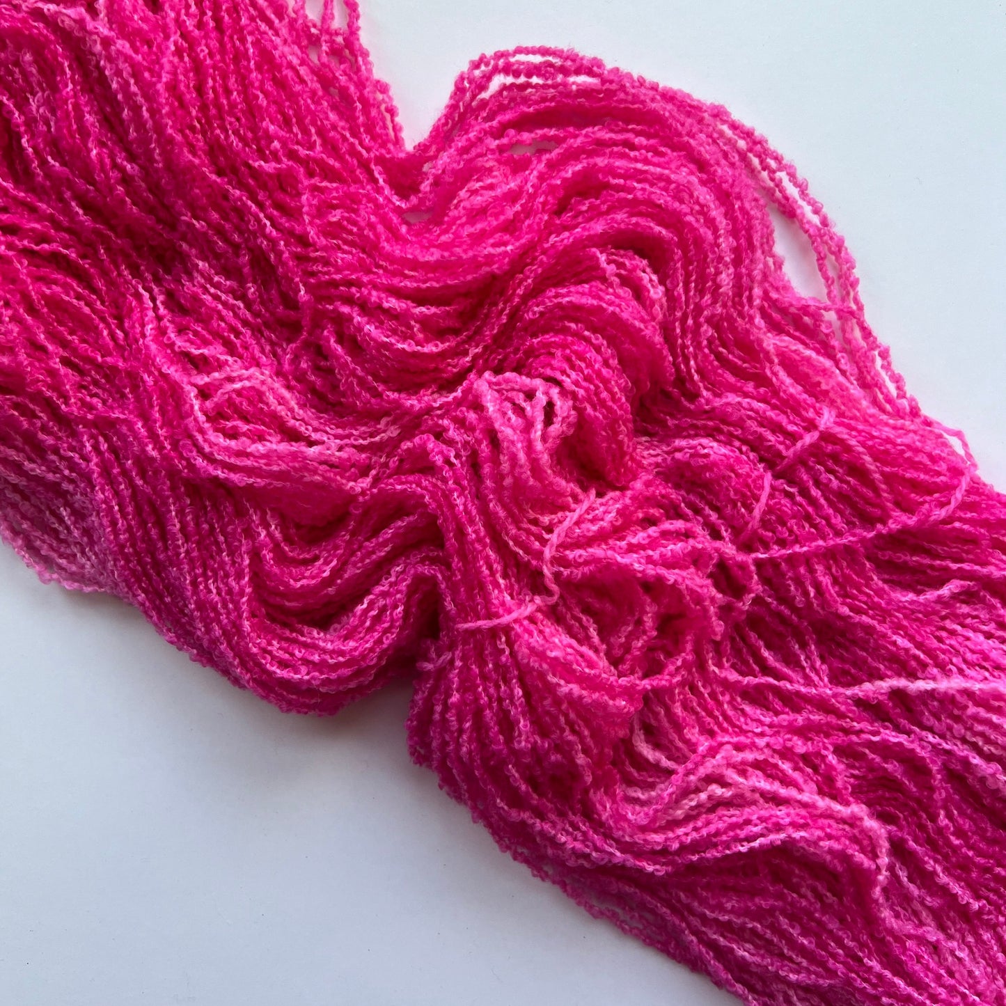 Summer Camp Fibers Hand Dyed Boucle DK  - Mystic Orchid