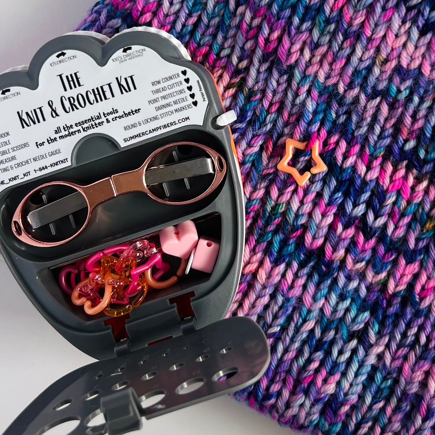 Summer Camp Fibers - Removable Stitch Marker Set