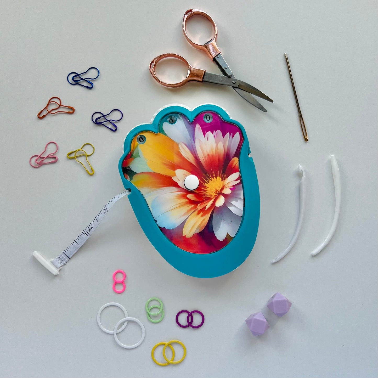 The Knit & Crochet Kit - Knitting & Crochet Tool Kit - Spring Fling - Assorted Colors