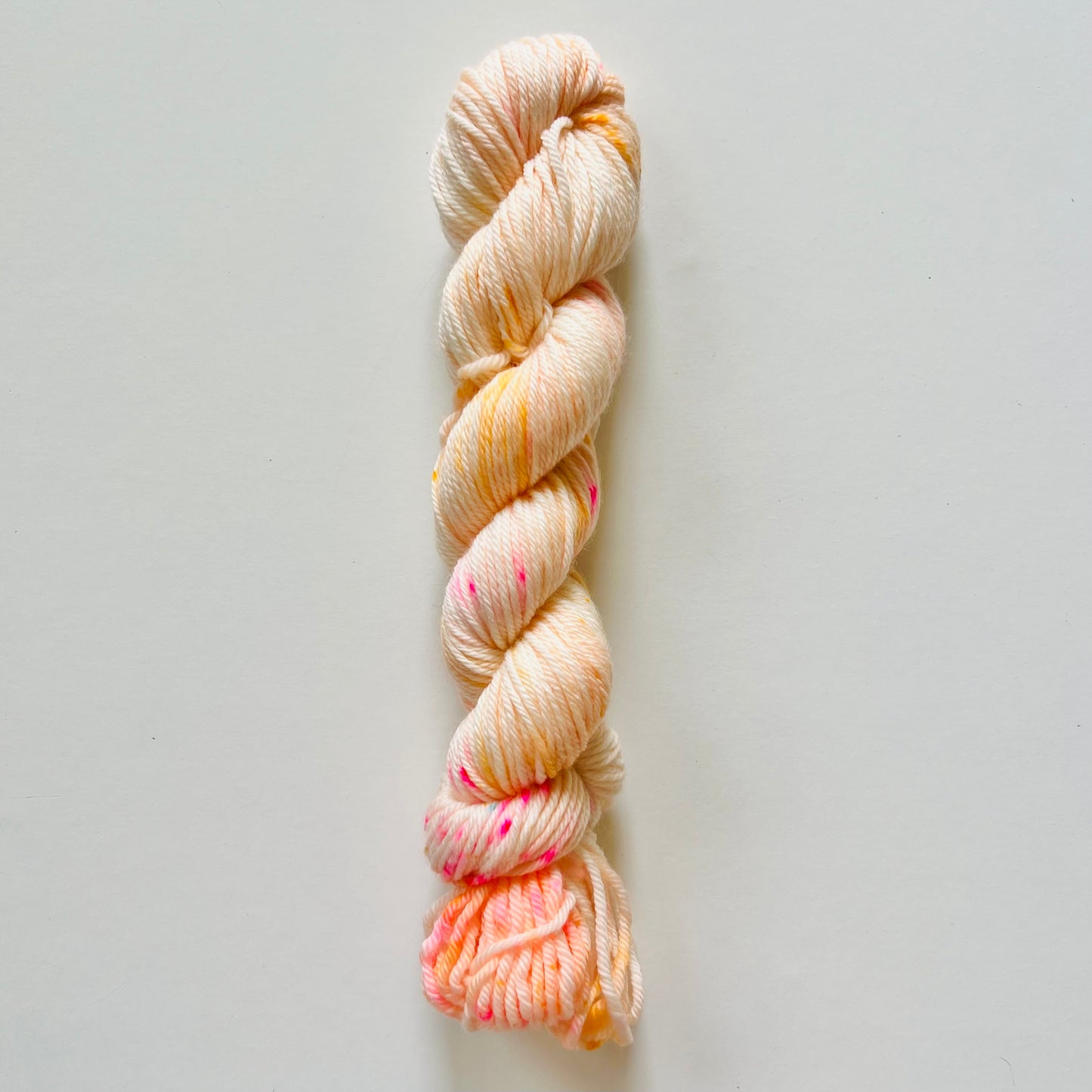 Summer Camp Fibers Marshmallow Hand Dyed Worsted Yarn - 50g of Fun!