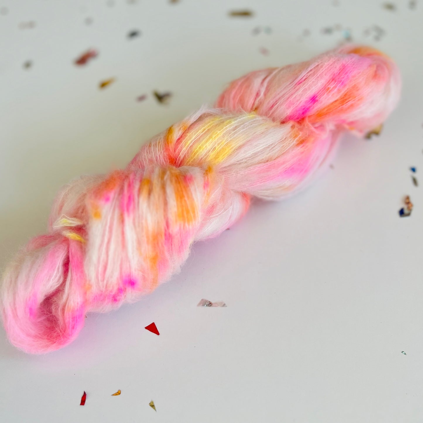 Summer Camp Fibers Dream Suri - Baby Suri Hand Dyed Yarn - Party Pants