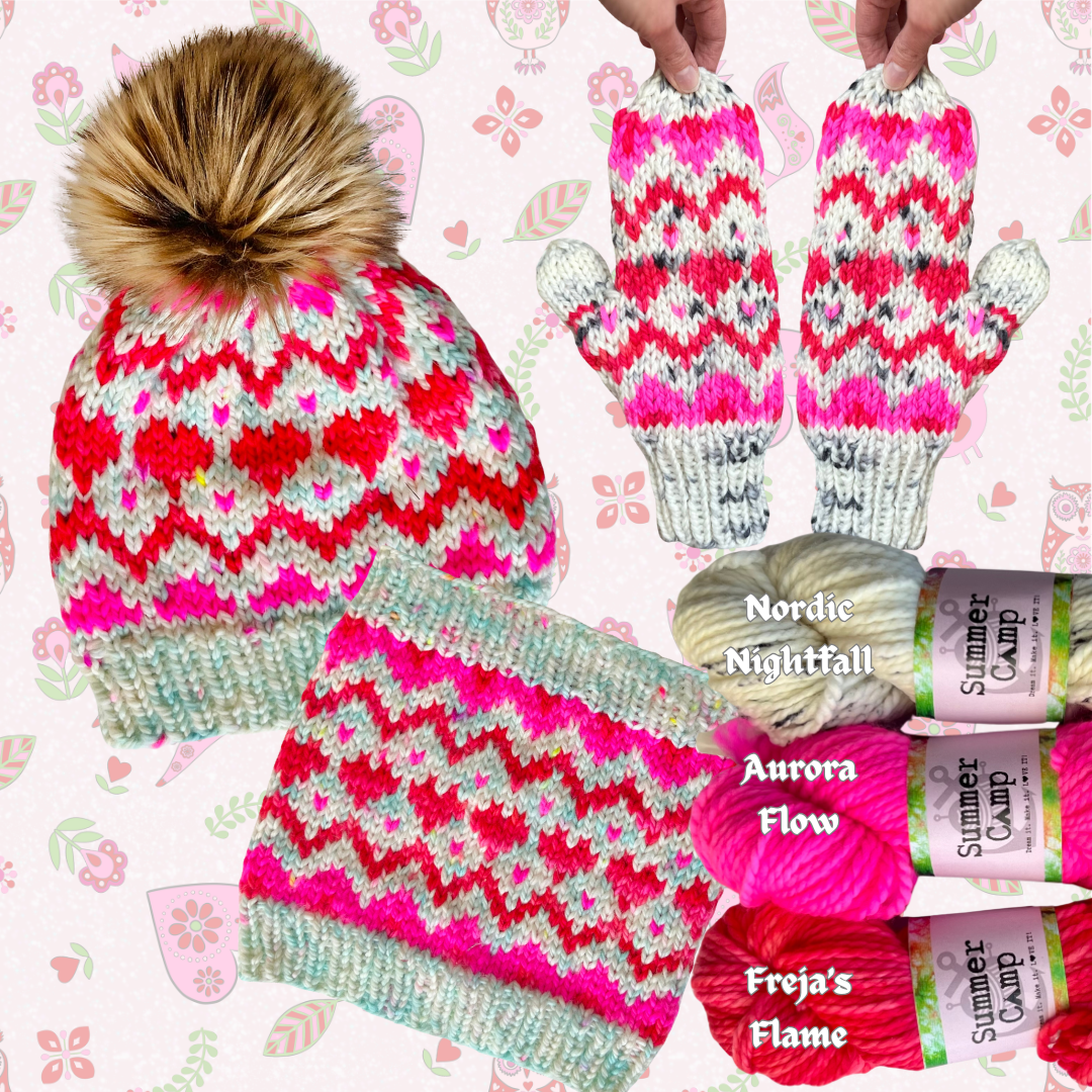 Freja Hat Knitting Project Kit