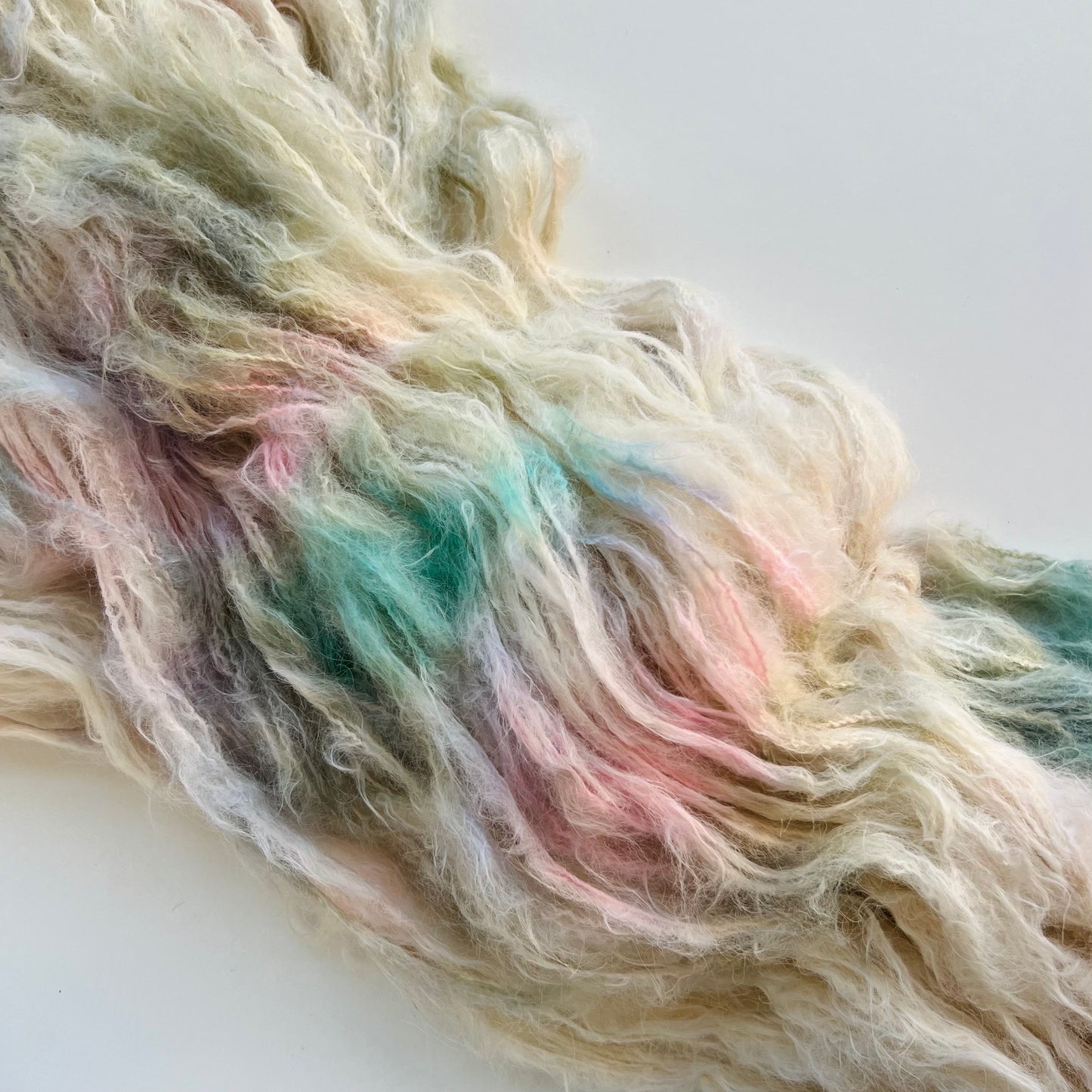 Summer Camp Fibers Dream Big Suri - DK Suri Hand Dyed Yarn - Camp Camo
