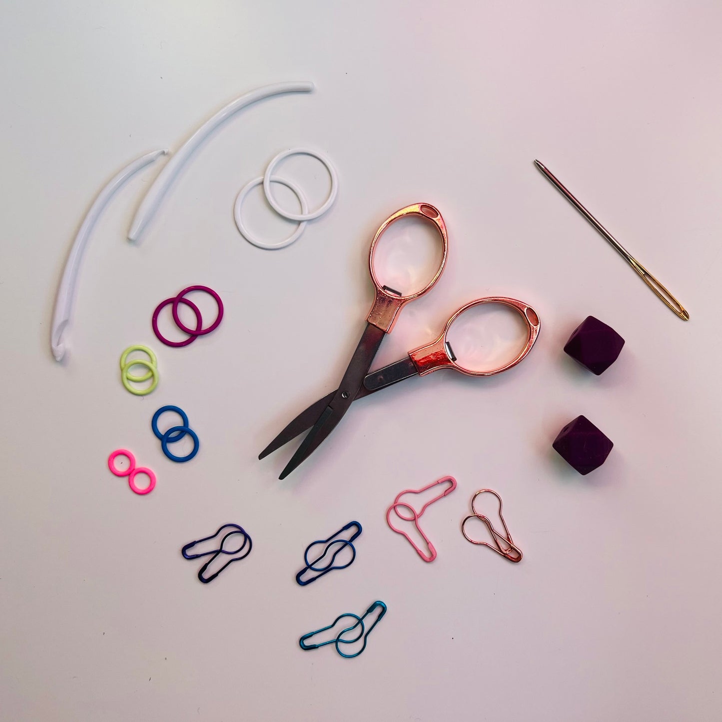 The Knit & Crochet Kit - Replacement Accessory Pack - with scissors
