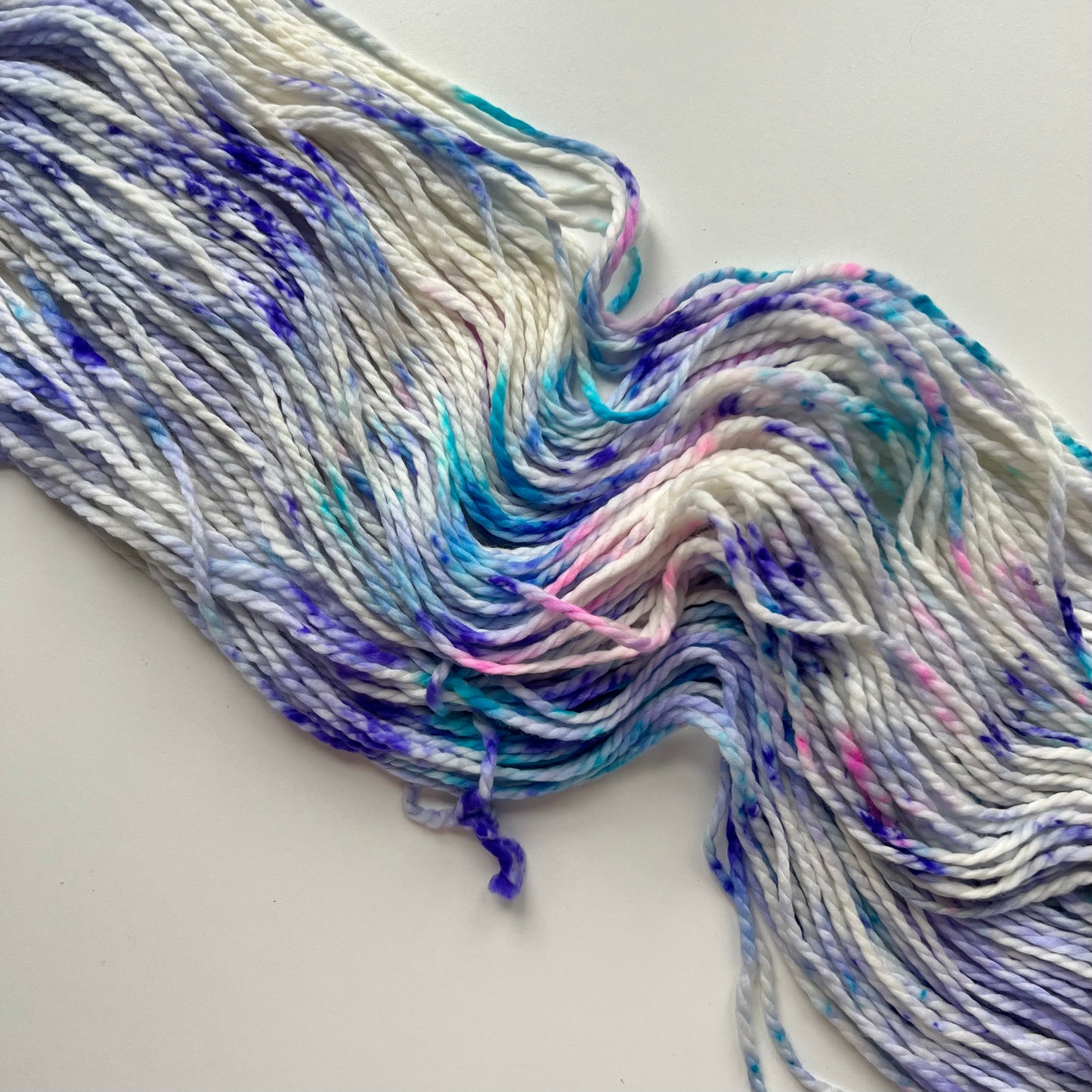 Summer Camp Fibers Hand Dyed Bulky Yarn - Purple Haze