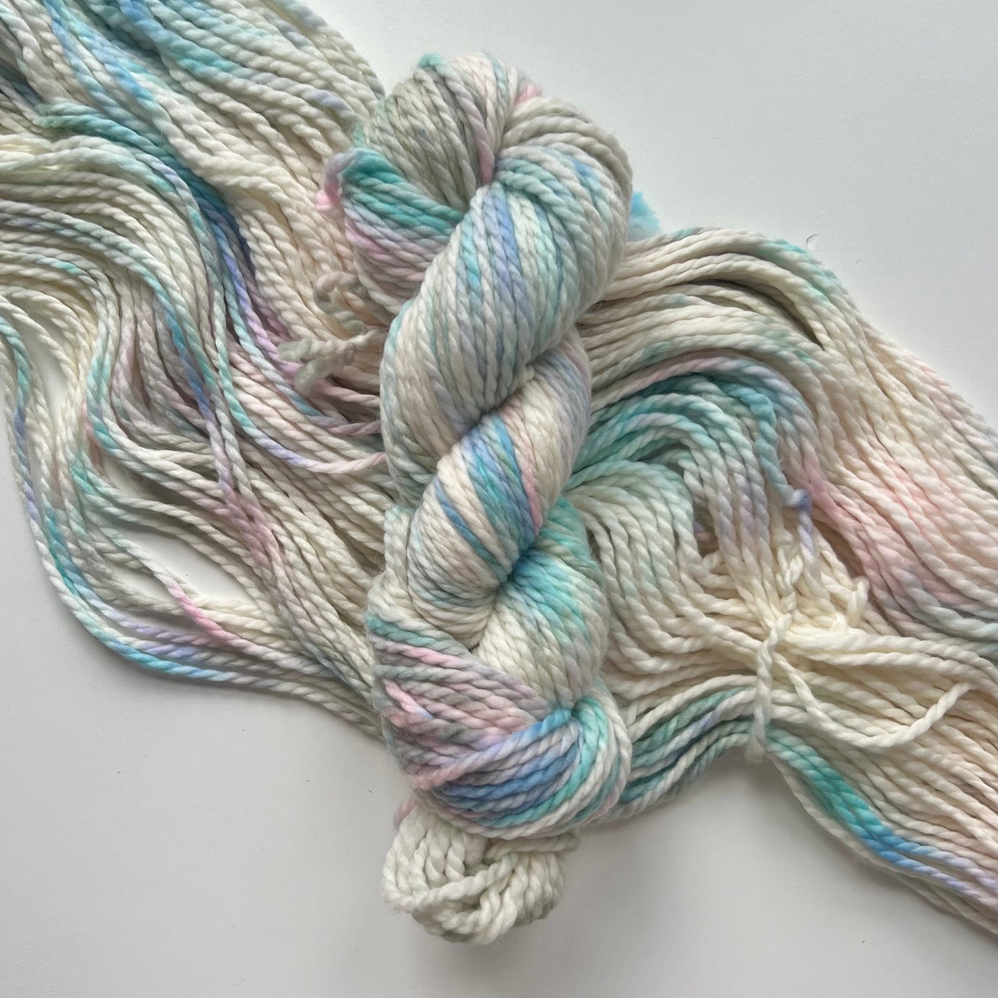 Summer Camp Fibers Hand Dyed Bulky Yarn - Camp Camo