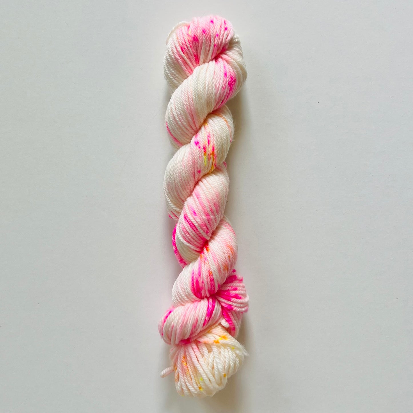 Summer Camp Fibers Marshmallow Hand Dyed Worsted Yarn - 50g of Fun!