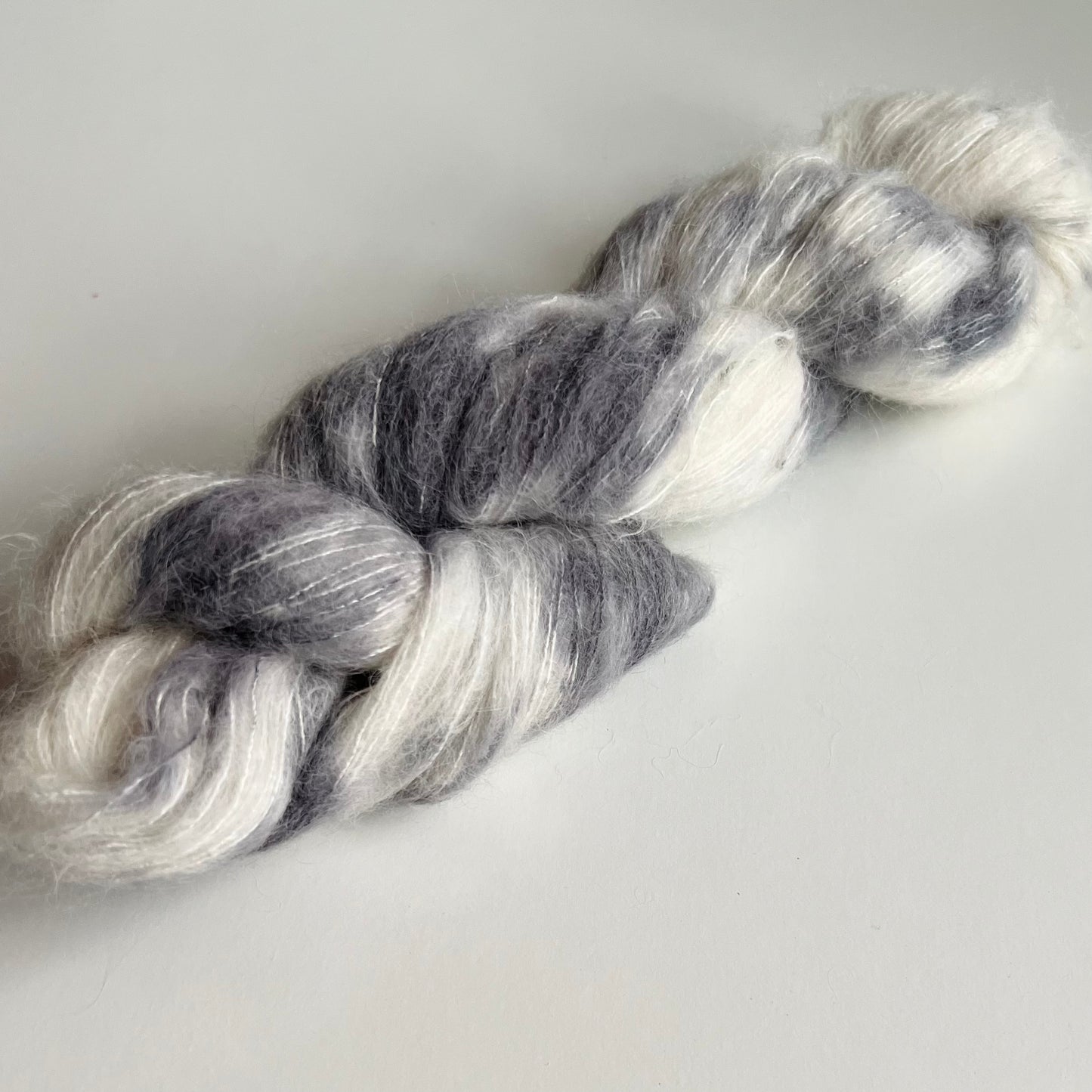 Summer Camp Fibers Dream Suri - Baby Suri Alpaca Yarn - Cookies N Cream