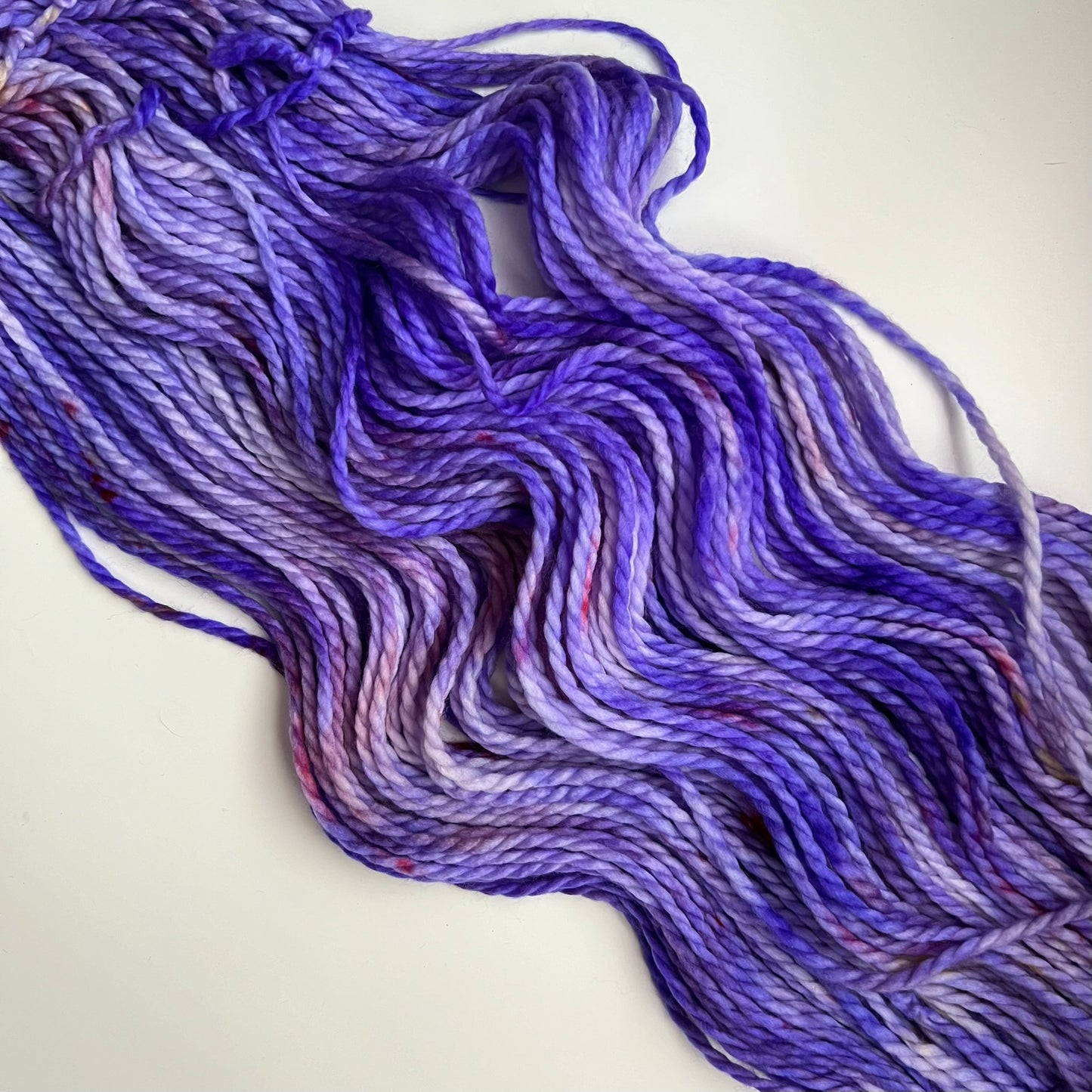 Summer Camp Fibers Hand Dyed Bulky Yarn - Grape Soda