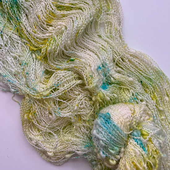 Summer Camp Fibers Hand Dyed Textured Yarn - Goosebumps - Palooza