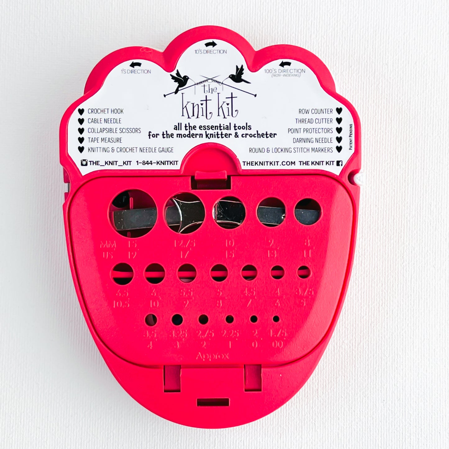 The Knit Kit - The Only Multitool for Knitters - Crush - Assorted Colors