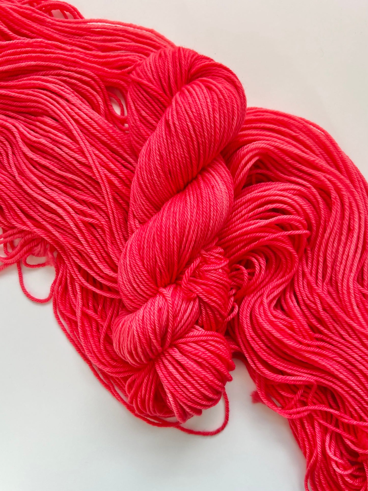 Summer Camp Fibers Marshmallow Hand Dyed Worsted Yarn - Wild Hearts