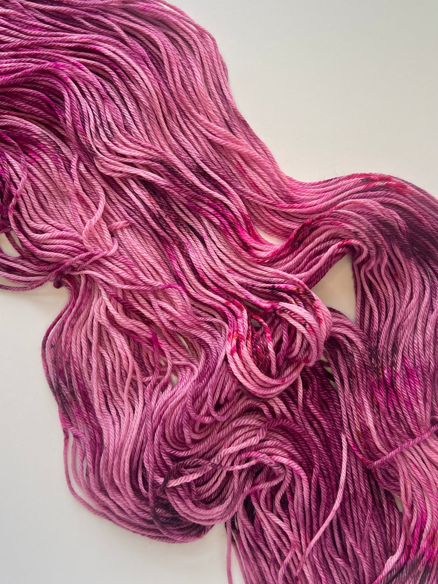 Summer Camp Fibers Marshmallow Hand Dyed Worsted Yarn - Delulu