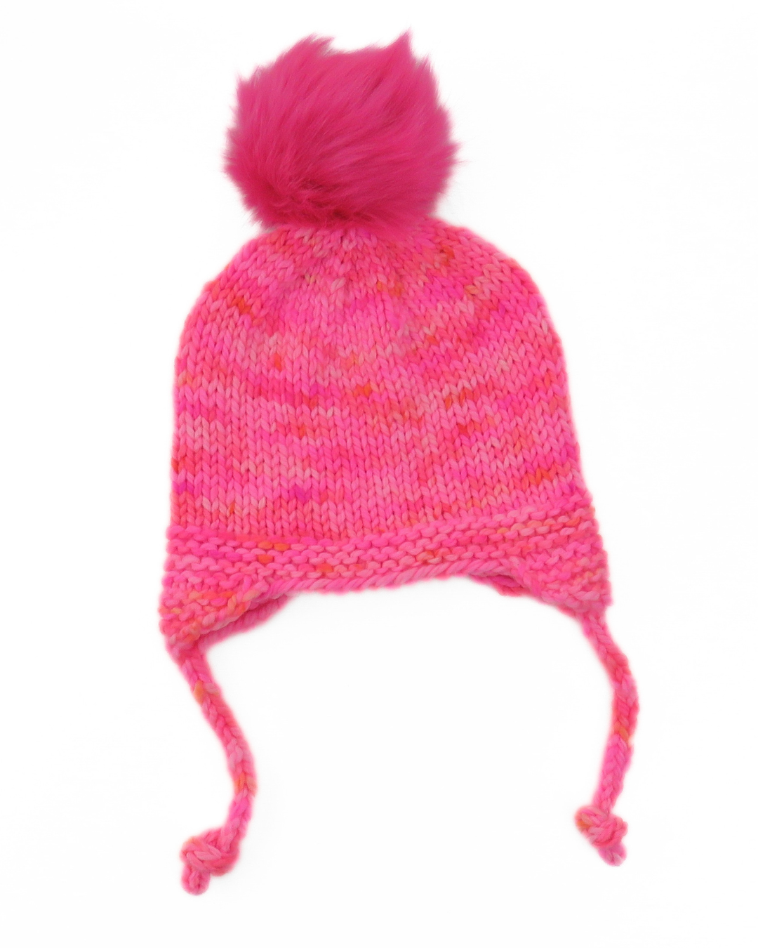 Marshmallow Ear Flap Hat Knitting Project Kit