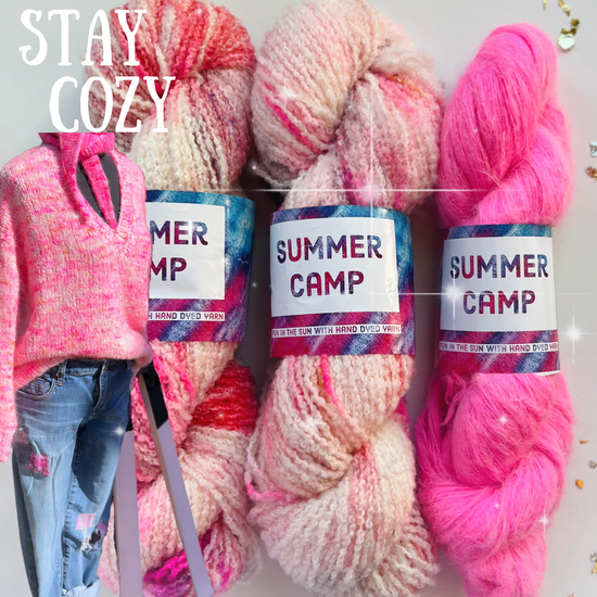 Stay Cozy Sweater Knitting Project Kit - Lobster Roll