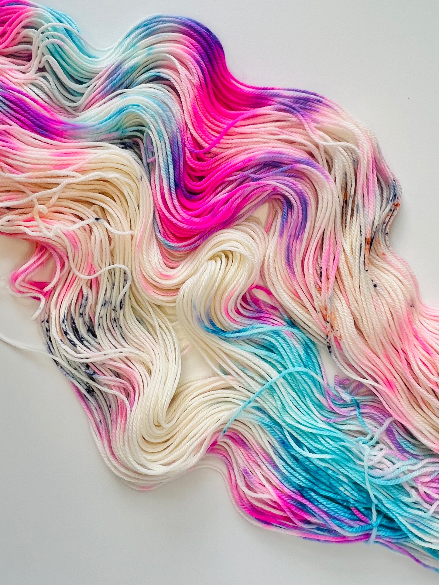 Summer Camp Fibers Hand Dyed Sport Yarn - Kaleidoscope