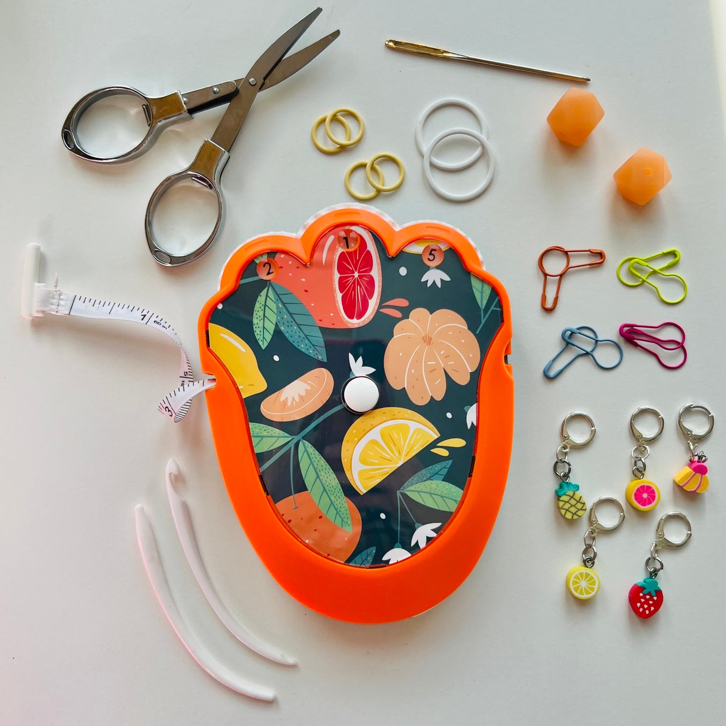 The Knit & Crochet Kit - Knitting & Crochet Tool Kit - Fruit Salad - SPECIAL EDITION