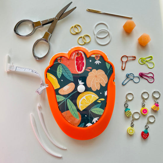 The Knit & Crochet Kit - Knitting & Crochet Tool Kit - Fruit Salad - SPECIAL EDITION