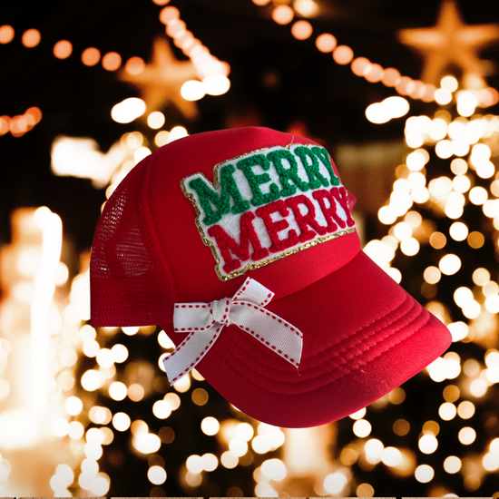 Summer Camp Fibers - Merry Merry Trucker Hat