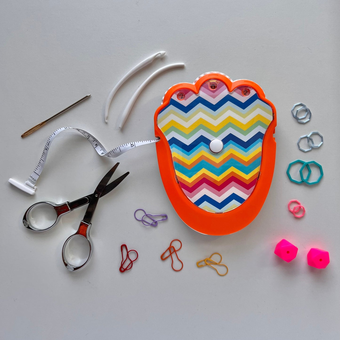 The Knit Kit and The Crochet Kit - Knitting & Crochet Tool Kit - Pucci Party - Assorted Colors