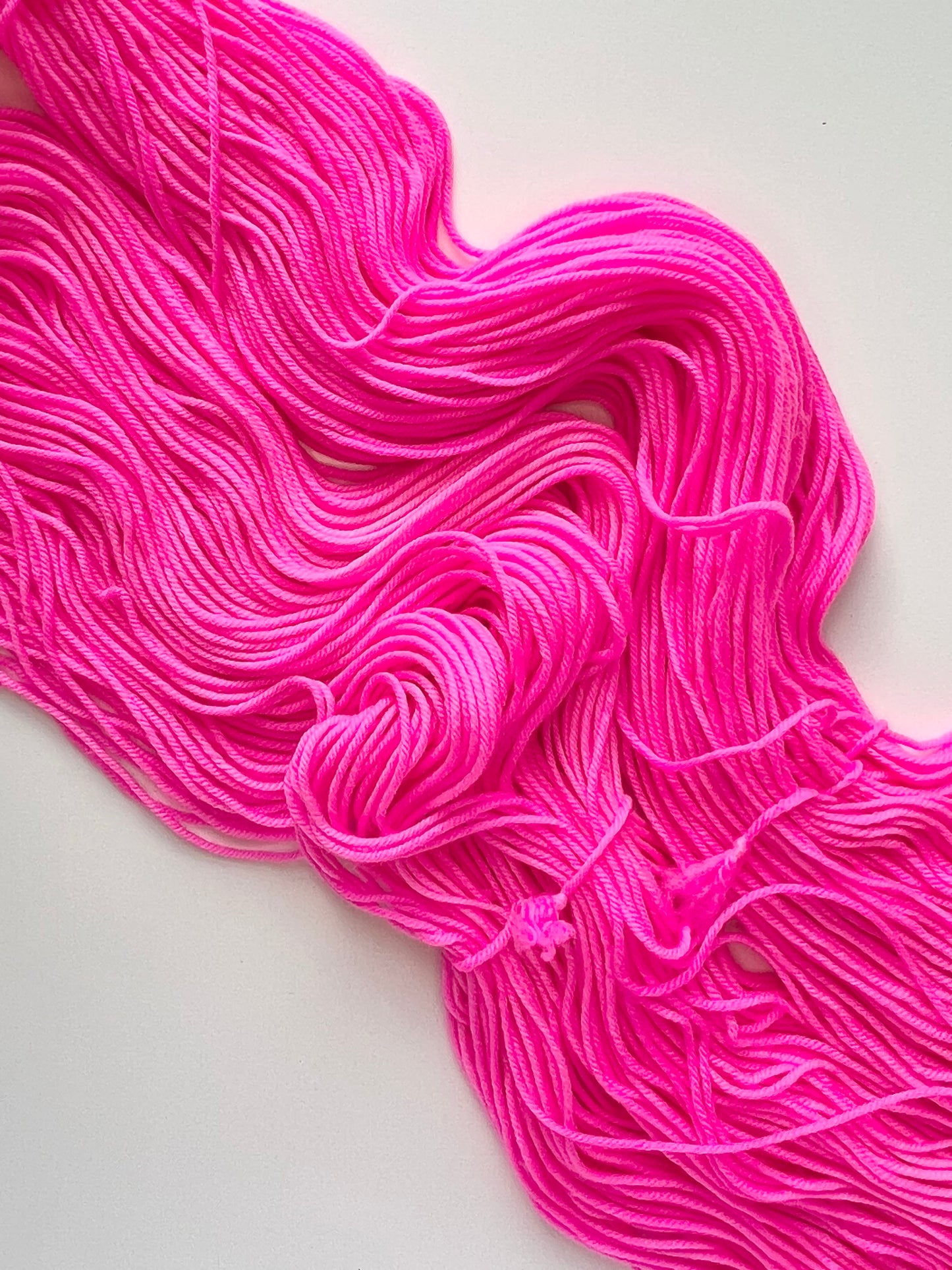 Summer Camp Fibers Hand Dyed Sport Yarn - Katie's Pink