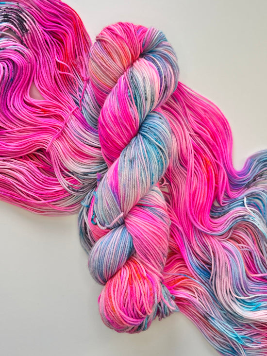 Summer Camp Fibers Hand Dyed Sock Yarn - Just WOW!