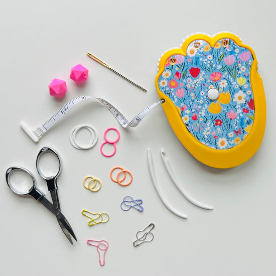 The Knit & Crochet Kit - Knitting & Crochet Tool Kit - Petal Parade