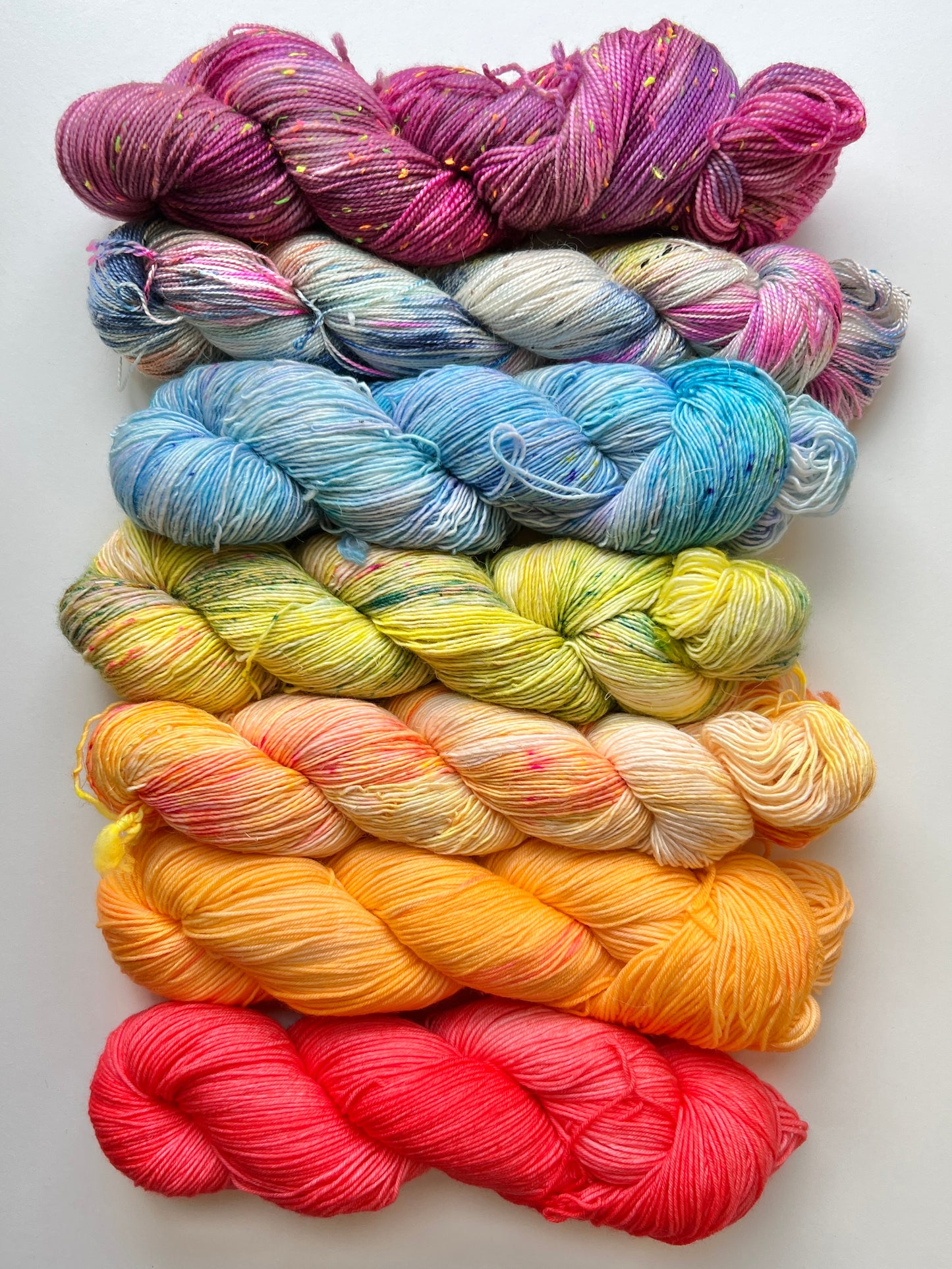 Summer Camp Fibers Hand Dyed Sock Yarn - OOAK - Assorted Colors