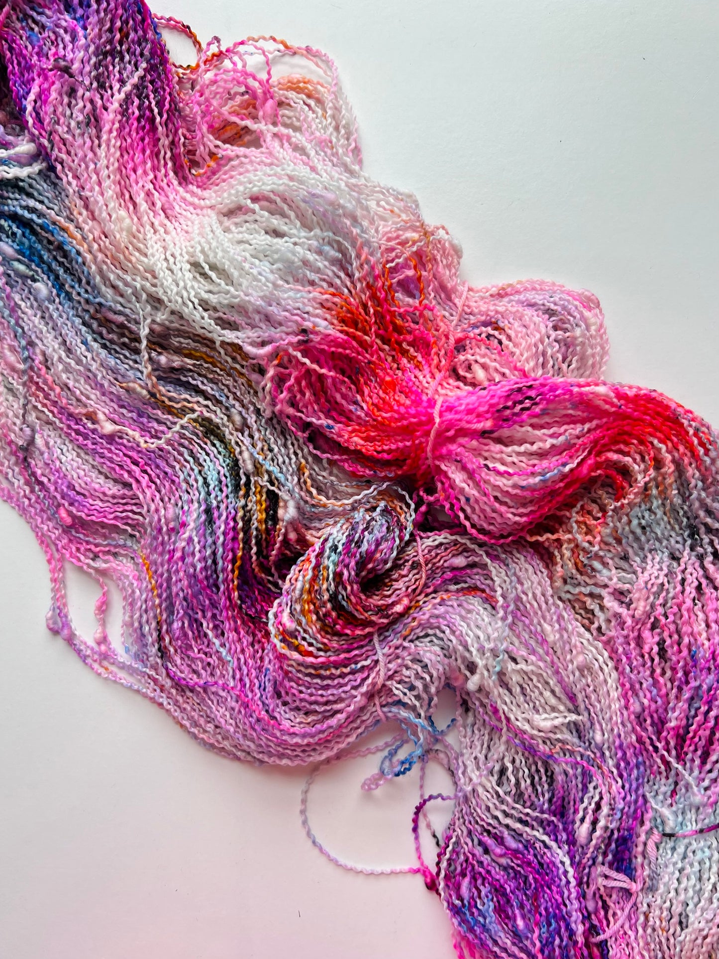 Summer Camp Fibers Goosebumps – Hand Dyed Textured Slub Yarn - Assorted Colorways