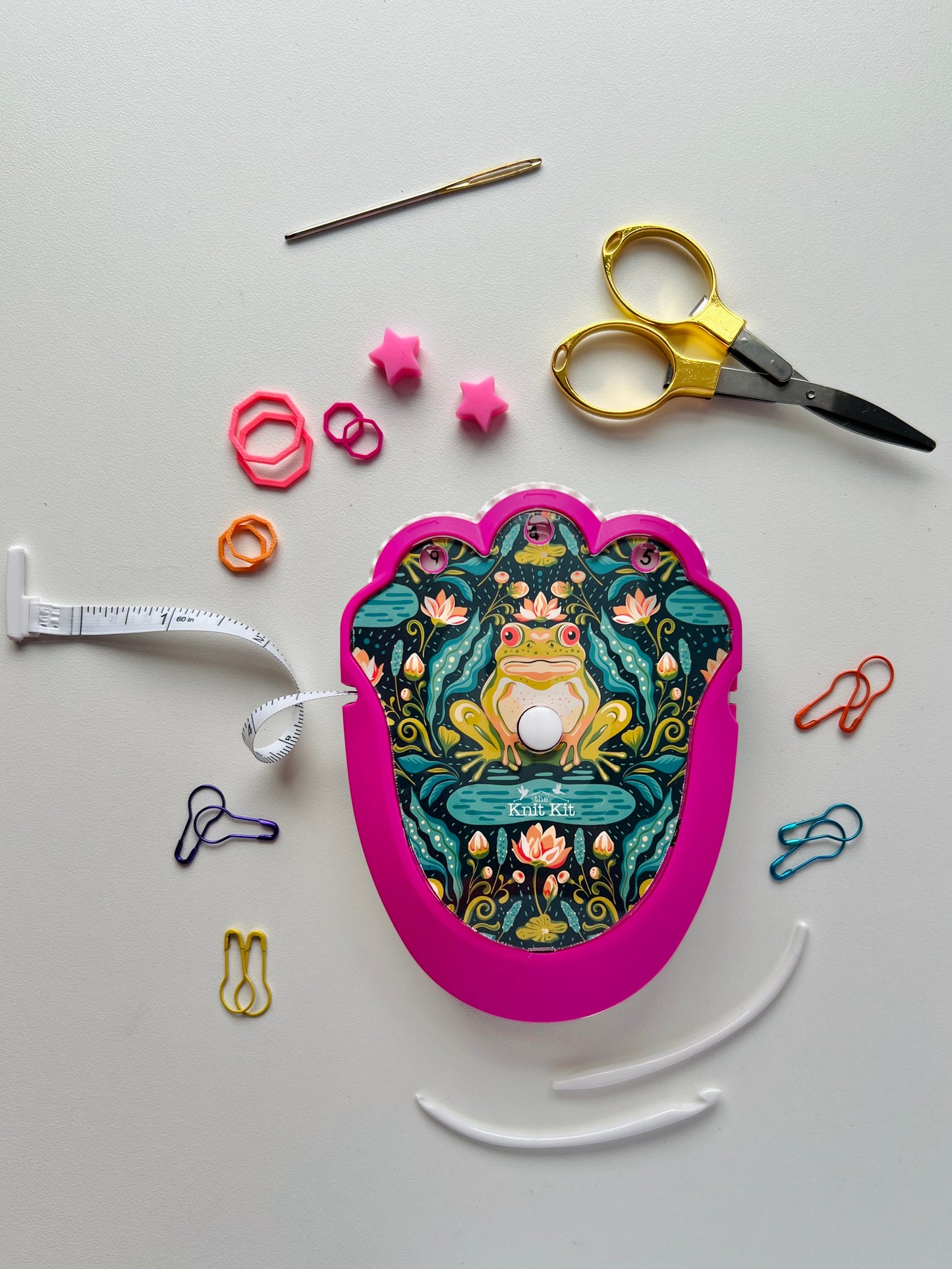 The Knit Kit™ — Frog It | Knitting & Crochet Multitool — Assorted Colors