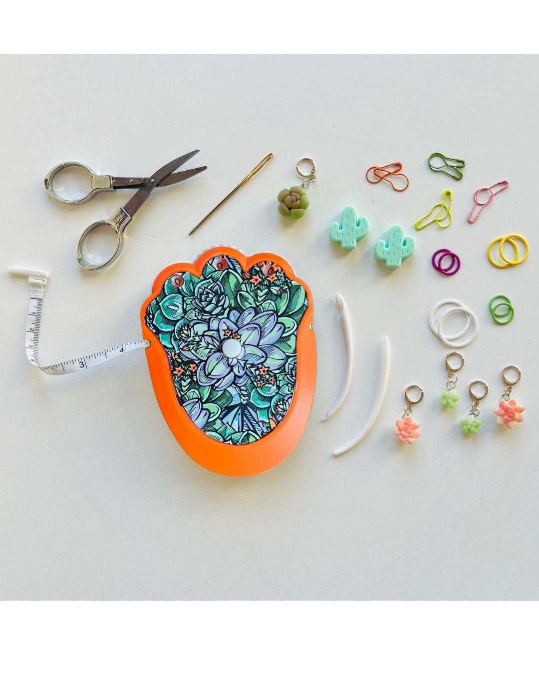The Knit & Crochet Kit - Knitting & Crochet Tool Kit - Succulent - SPECIAL EDITION