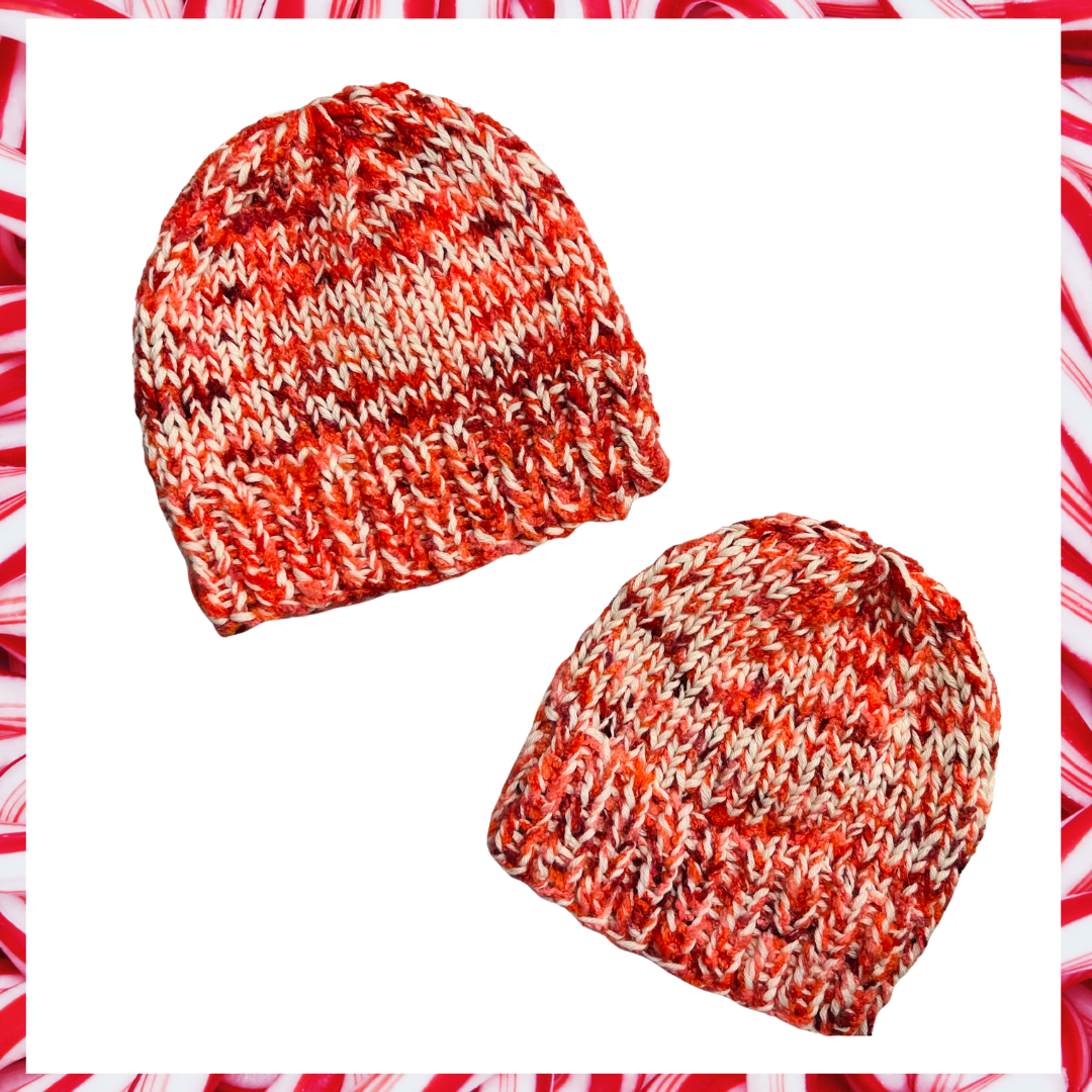 Load image into Gallery viewer, bean style hand knit hat
