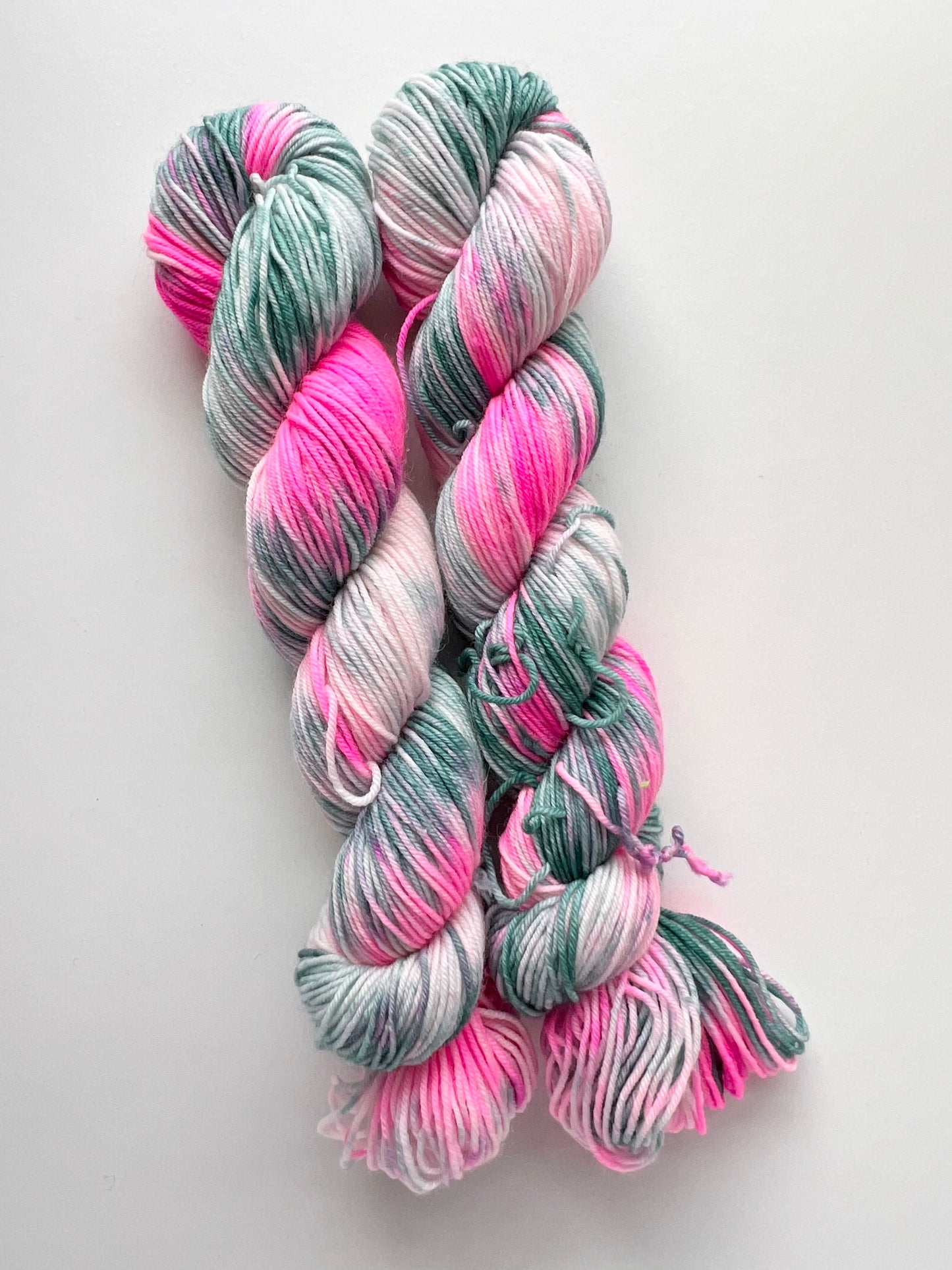 Summer Camp Fibers Marshmallow Hand Dyed Sock Yarn - 50g of Fun! - Assorted Colors