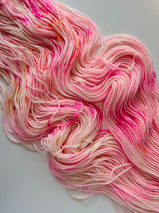 Summer Camp Fibers Marshmallow Hand Dyed Worsted Yarn - Party Pants