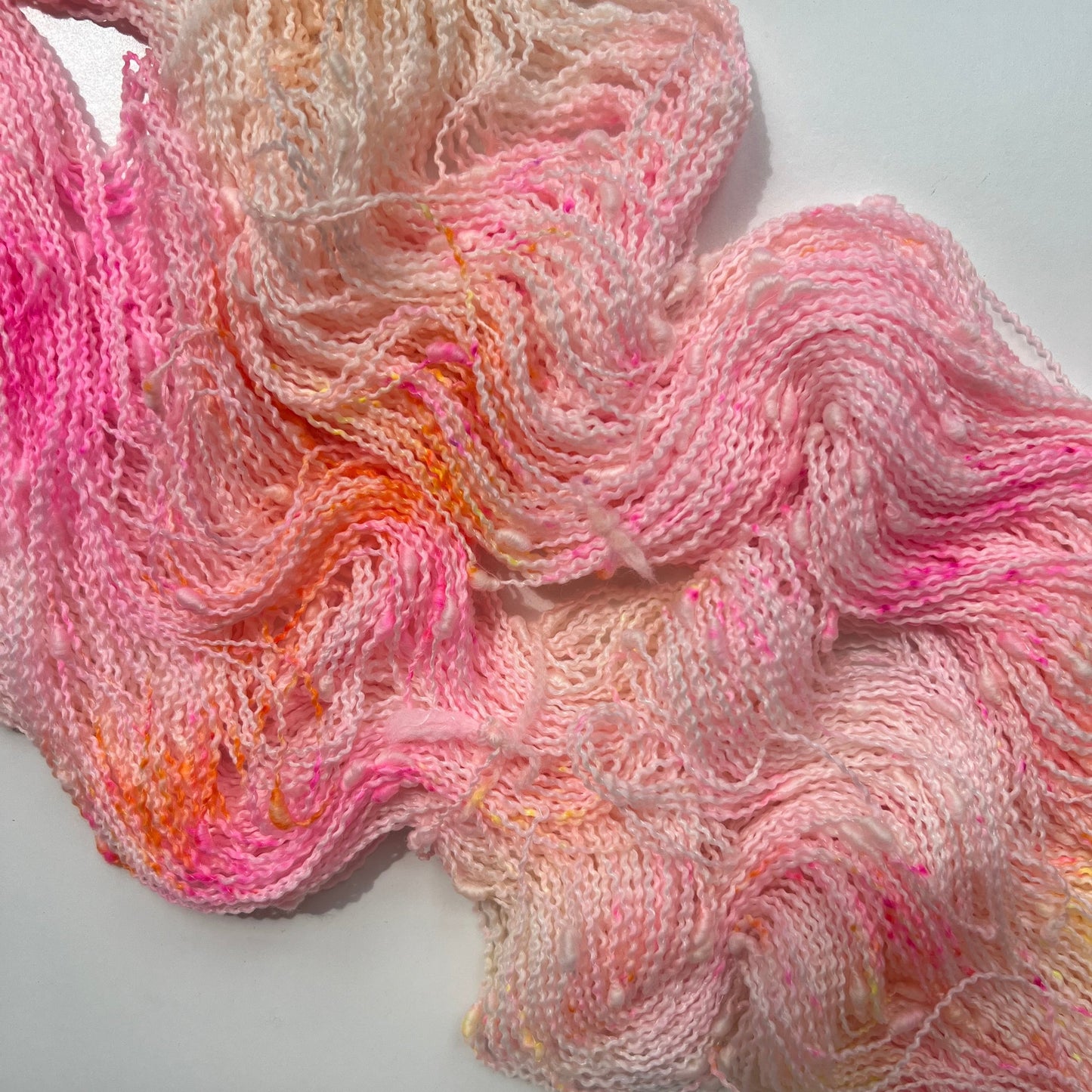 Summer Camp Fibers Goosebumps – Hand Dyed Textured Slub Yarn - Assorted Colorways