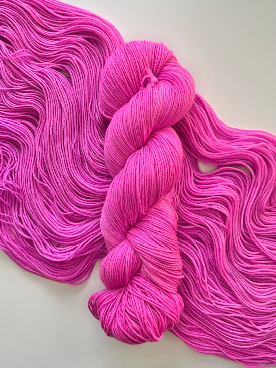 Summer Camp Fibers Hand Dyed Sock Yarn - Snack Shack Crush