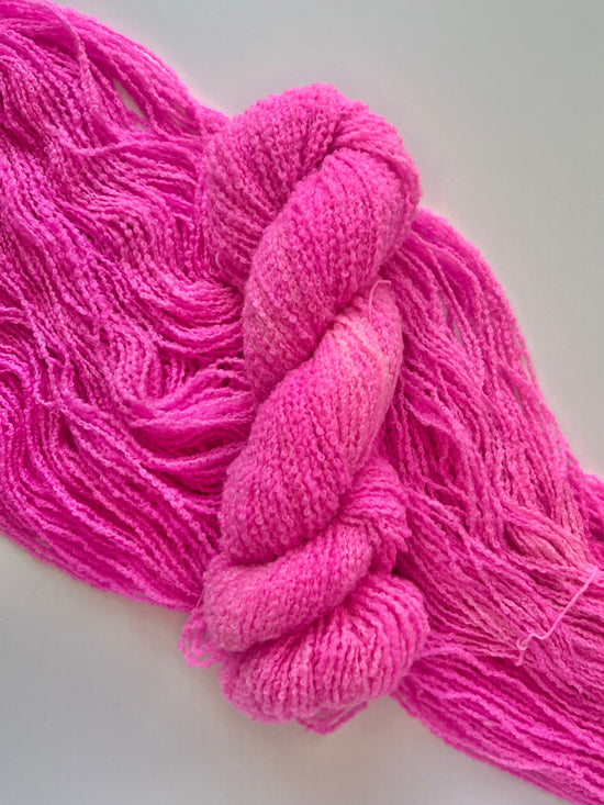 Summer Camp Fibers Hand Dyed Boucle DK - Snack Shack Crush