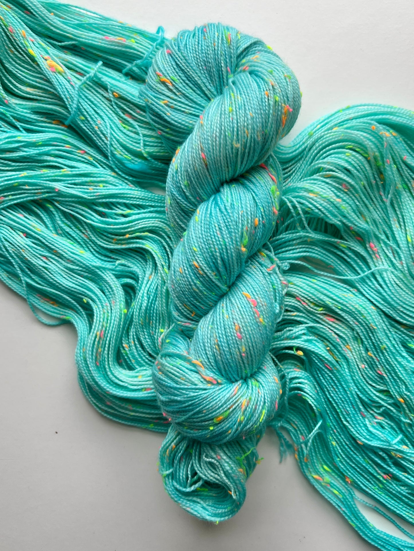 Summer Camp Fibers - Confetti Hand Dyed Sock Yarn - Go Fly A Kite