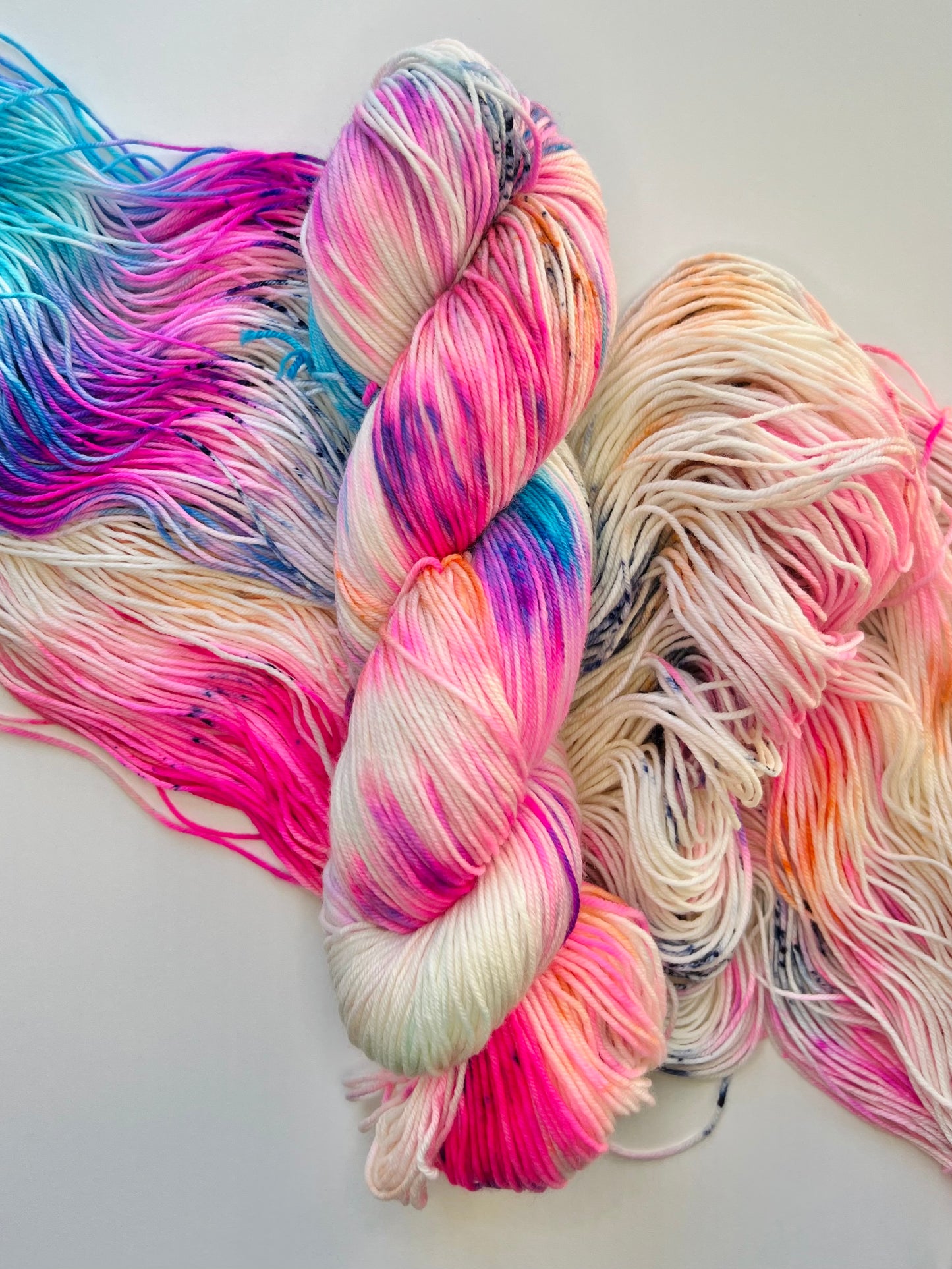 Summer Camp Fibers Hand Dyed Sock Yarn - Kaleidoscope