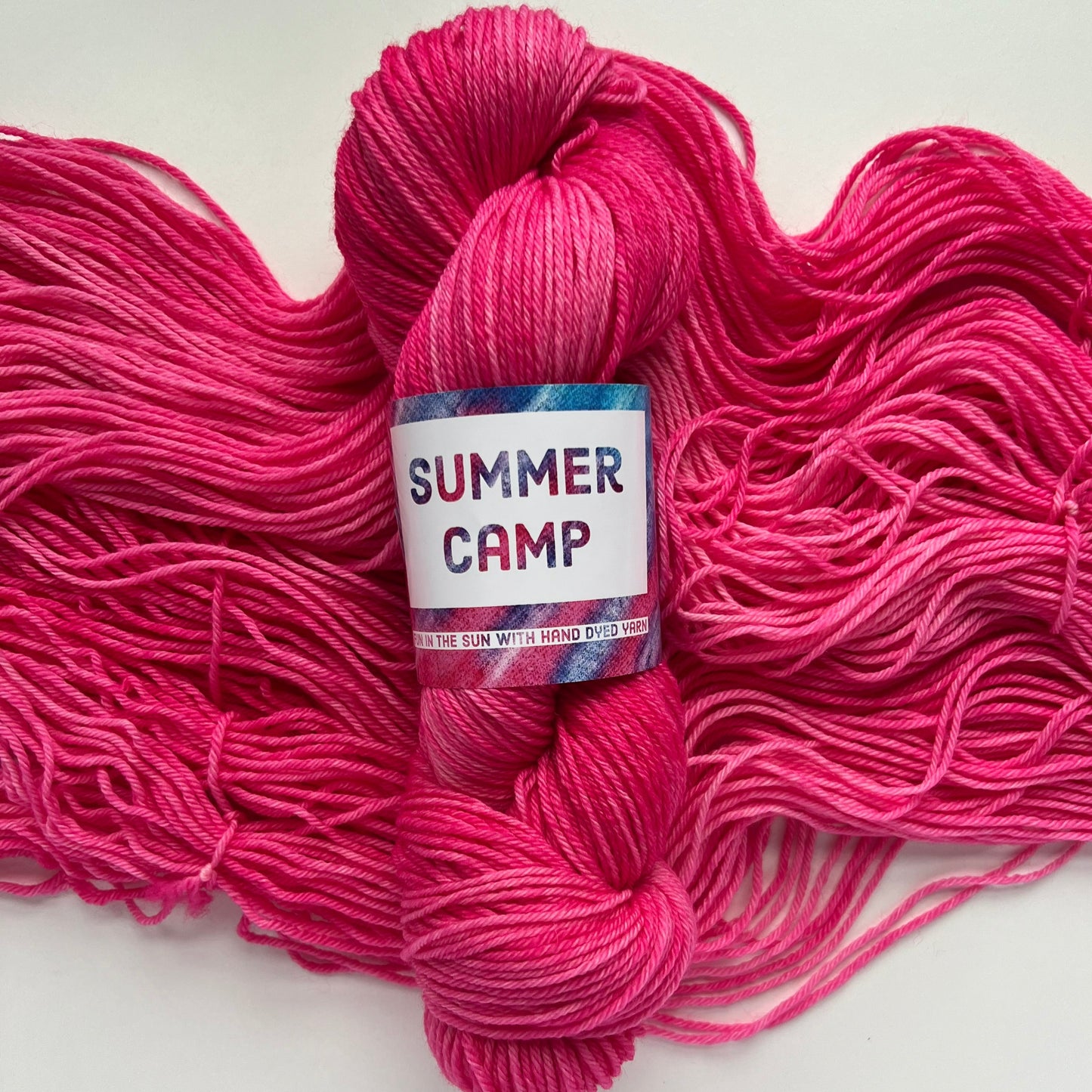Summer Camp Fibers Marshmallow Hand Dyed DK Yarn - Mystic Orchid
