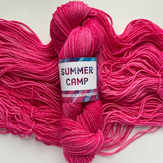 Summer Camp Fibers Marshmallow Hand Dyed DK Yarn - Mystic Orchid