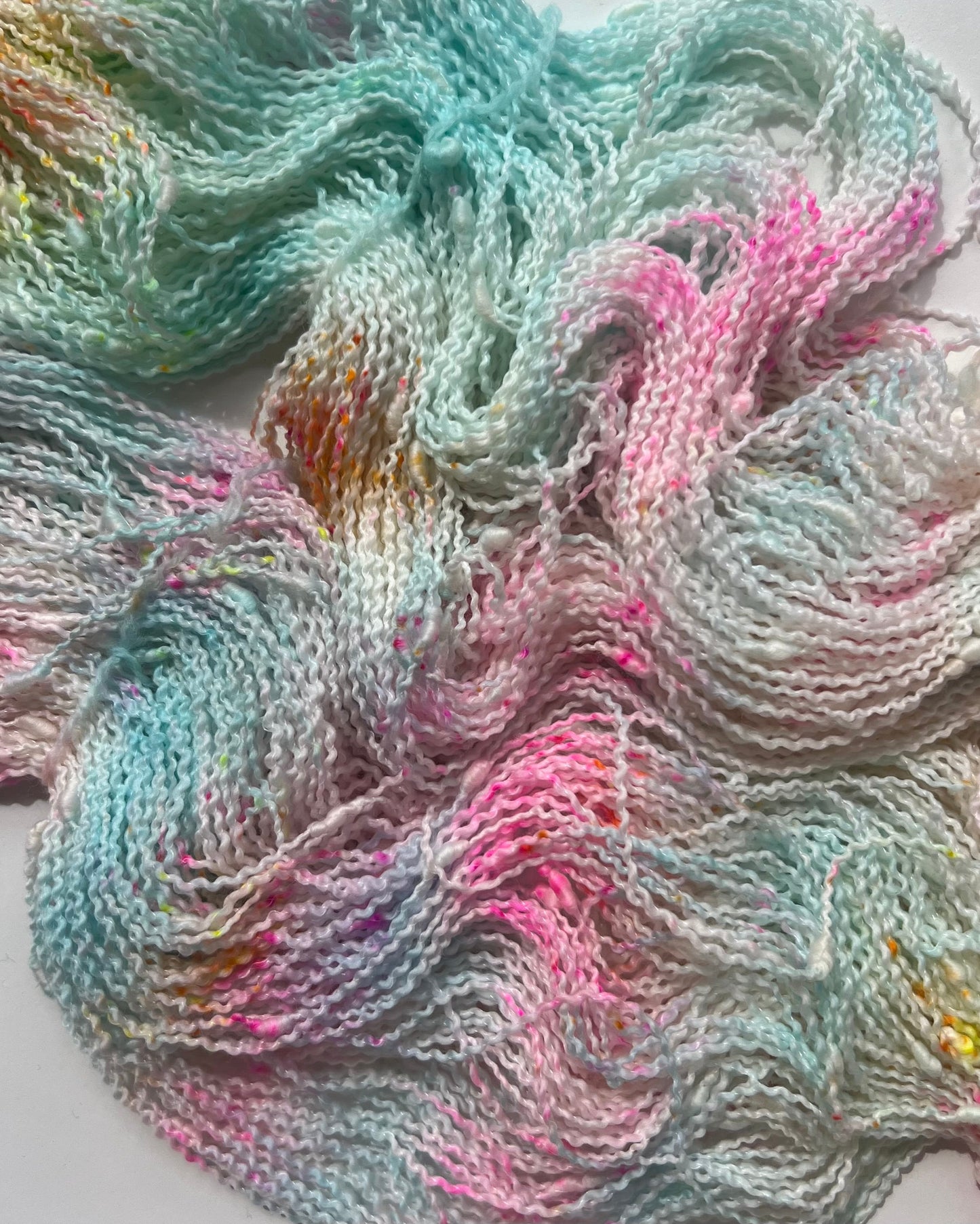 Summer Camp Fibers Goosebumps – Hand Dyed Textured Slub Yarn - Assorted Colorways