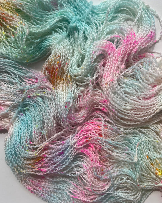 Summer Camp Fibers Goosebumps – Hand Dyed Textured Slub Yarn - Assorted Colorways