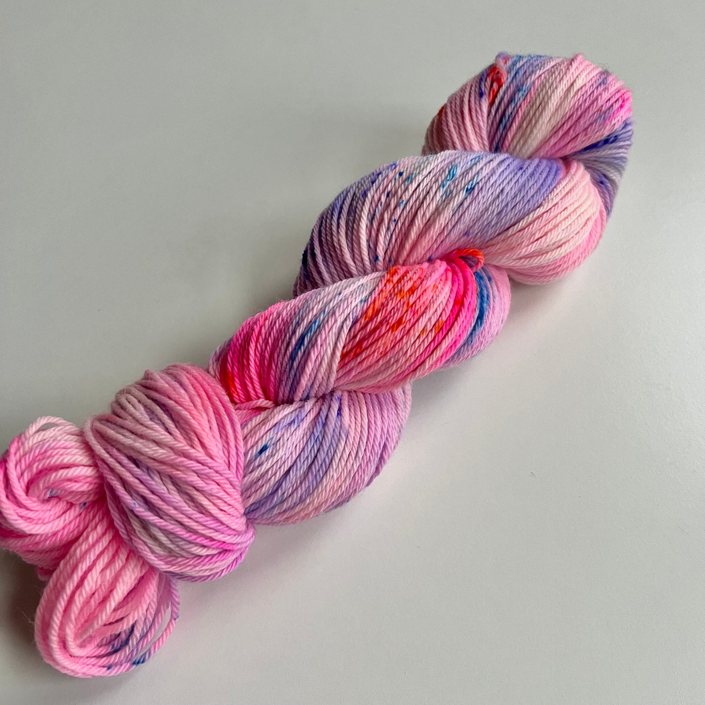 Summer Camp Fibers Marshmallow Hand Dyed DK Yarn - Fruity Malibu