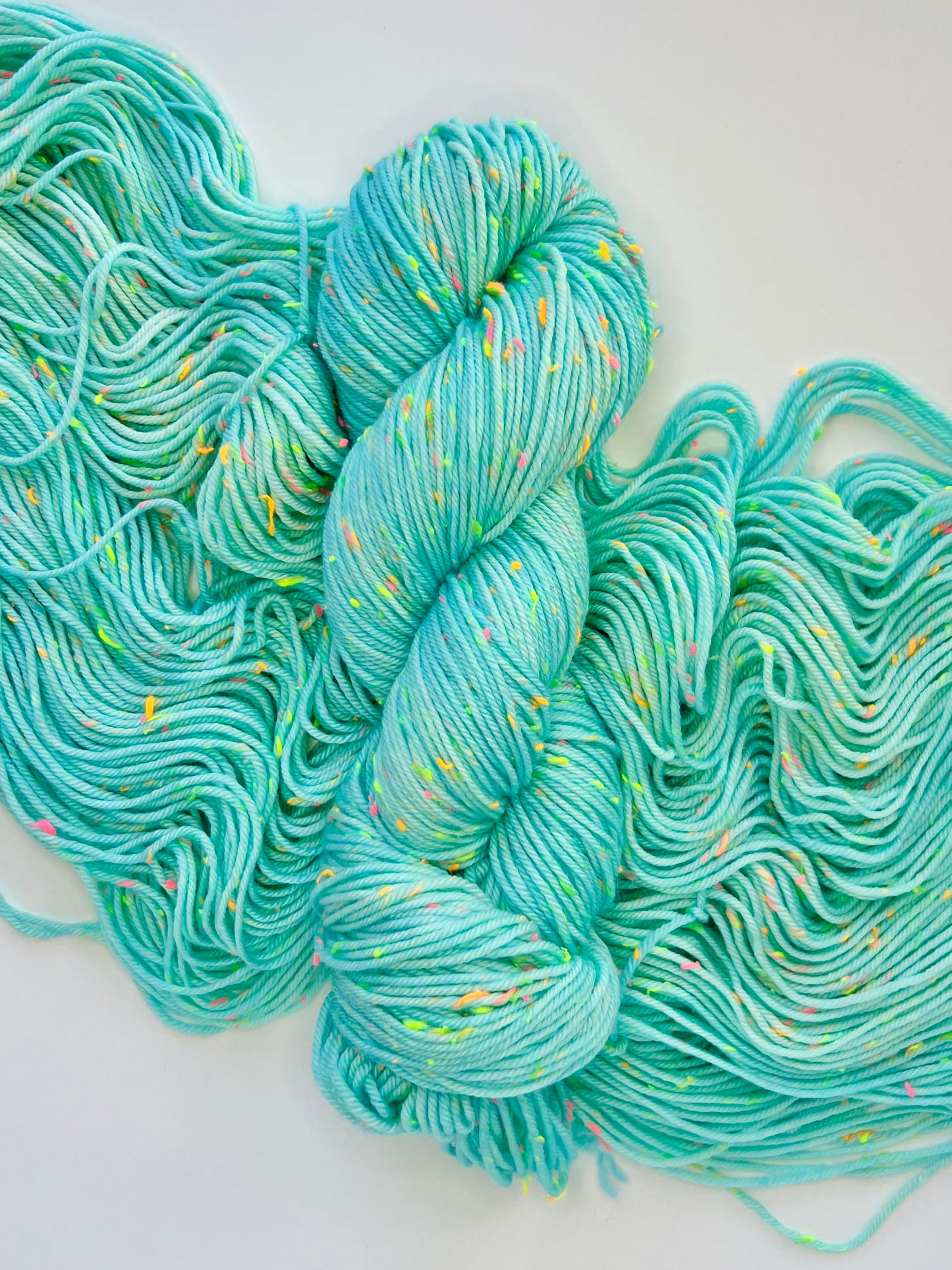 Summer Camp Fibers Confetti Hand Dyed DK Yarn - Dockside Dip