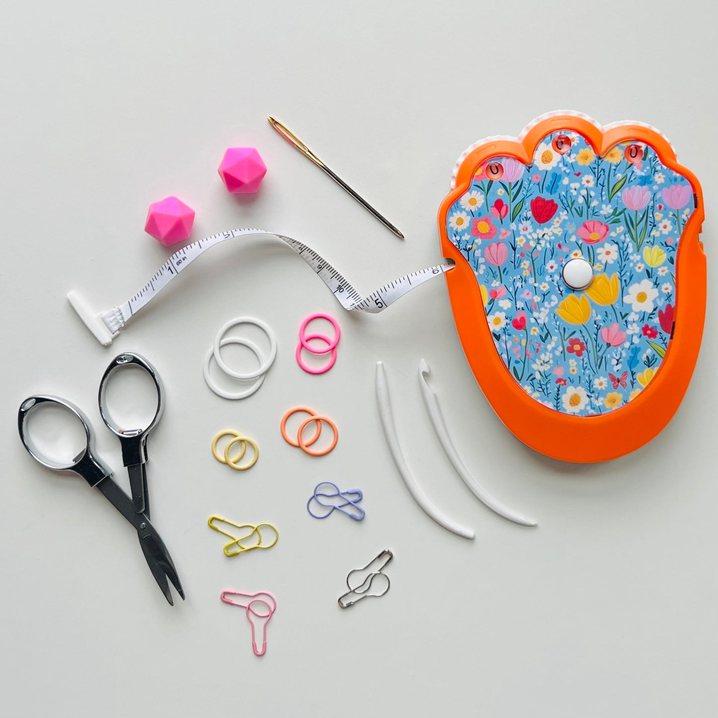 The Knit & Crochet Kit - Knitting & Crochet Tool Kit - Petal Parade